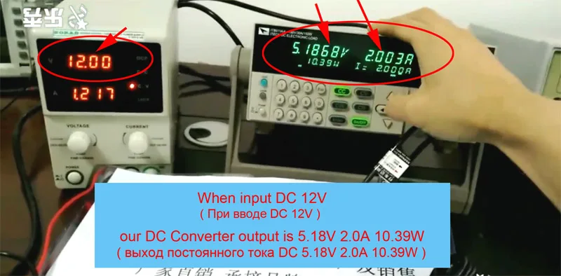 XCGaoon автомобильный Зарядное устройство DC преобразователя постоянного тока, 12 В, 24 В до 5 В, 2.0A с 3,5 мм Порты и разъёмы подходит Антирадары DVR Камера, кабель Длина 3,1 м