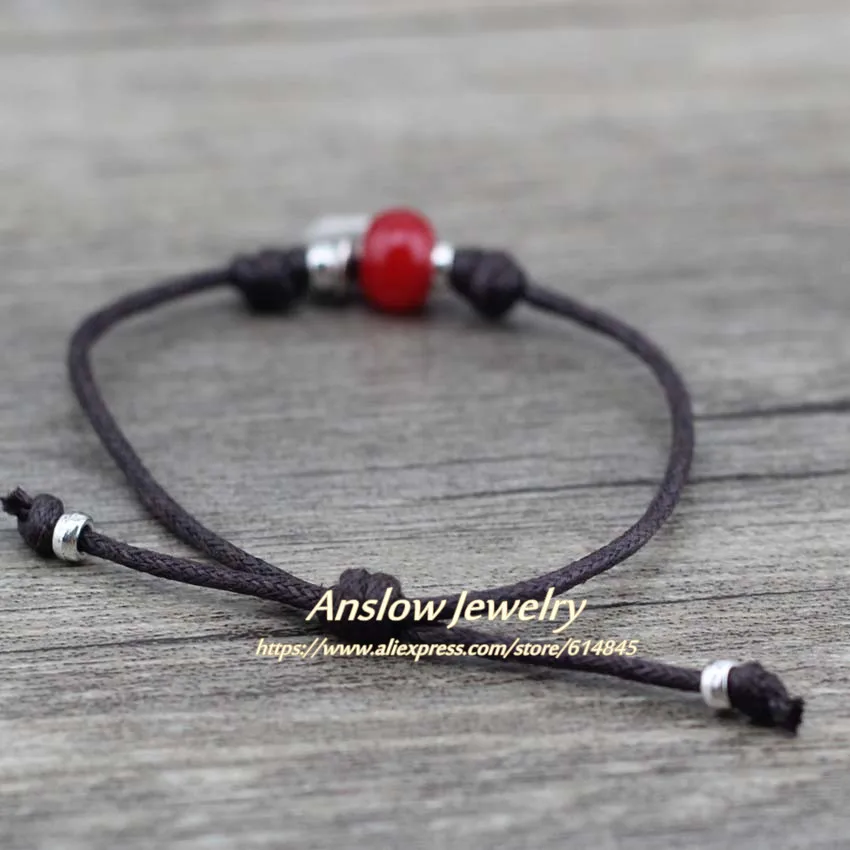 Милые романтичные корейские мужские браслеты Anslow кожаные для женщин дружбы