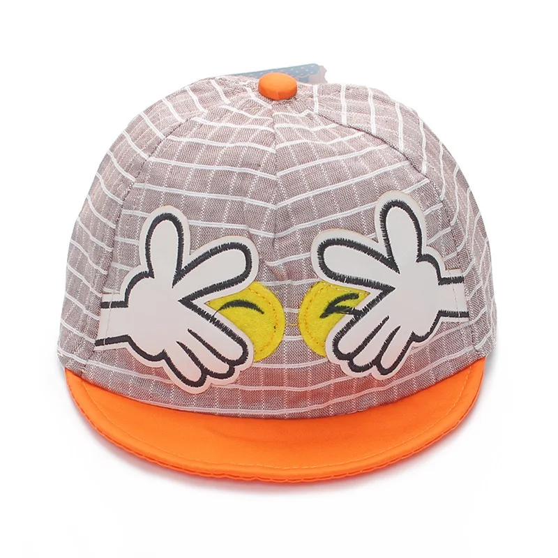 New Baby Boys Caps Cotton Boy Cap Plaid Baseball Boys Sun Hat Spring Summer Baby Hats Fashion Scissors Hand Baby Accessories (8)