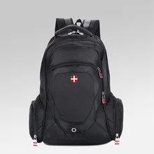 2016 new Fashion Swiss Backpack woman Man’s Travel rucksack bag 14 15″ Laptop business school kids student gift simple daypack