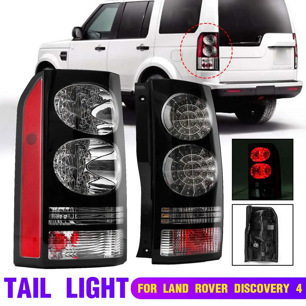 

Car Tail Light FOR LAND ROVER DISCOVERY 3 Discovery 4 2004-2016 Rear Brake Reverse Stop Turn Side Signal Lamp Accessories