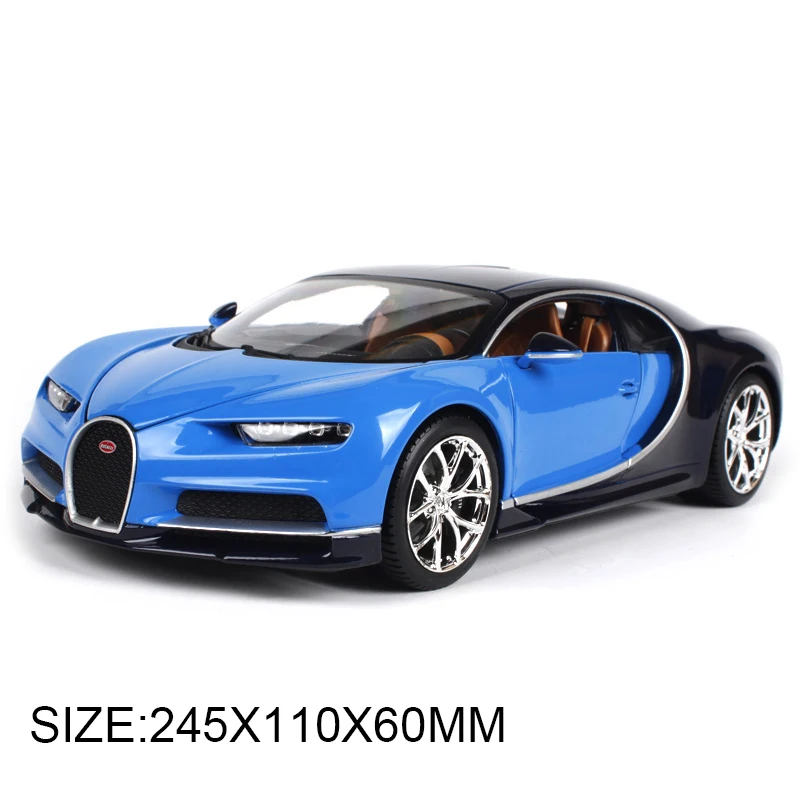 BBURAGO 1:18 diecast Car Bugatti Chiron Roadster Car Vehicle Metal Toys gift modified car simulation model For Collection