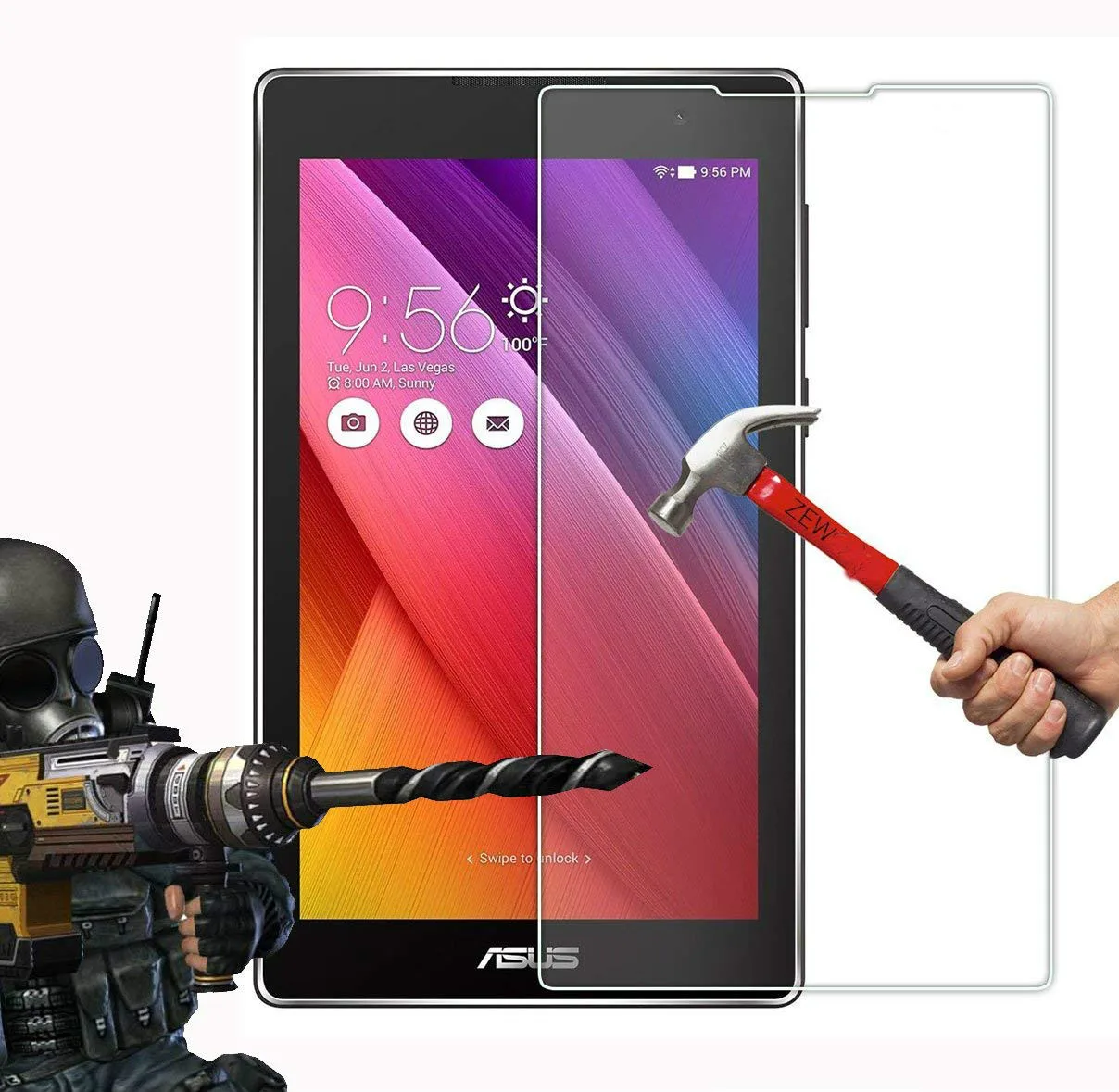

for Asus Zenpad C 7.0 Z170 Tempered Glass Screen Protector for Asus Zenpad C 7.0 Z170 Z170C Z170MG Z170CG 9H Hardness Glass Film