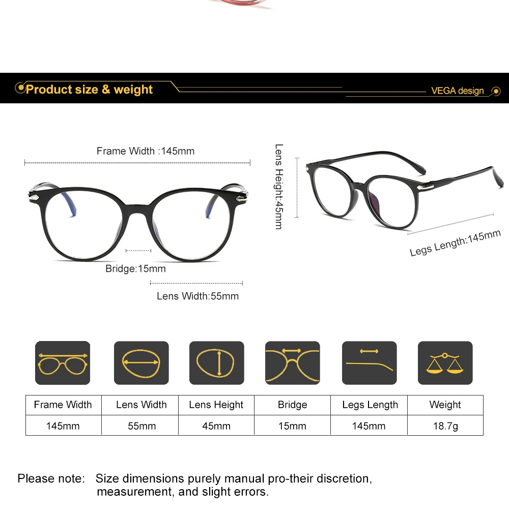 VEGA очки для женщин и мужчин овальные винтажные оправы для очков дизайнерские уникальные прозрачные оправы для очков пластиковые прозрачные линзы, оправа VG296