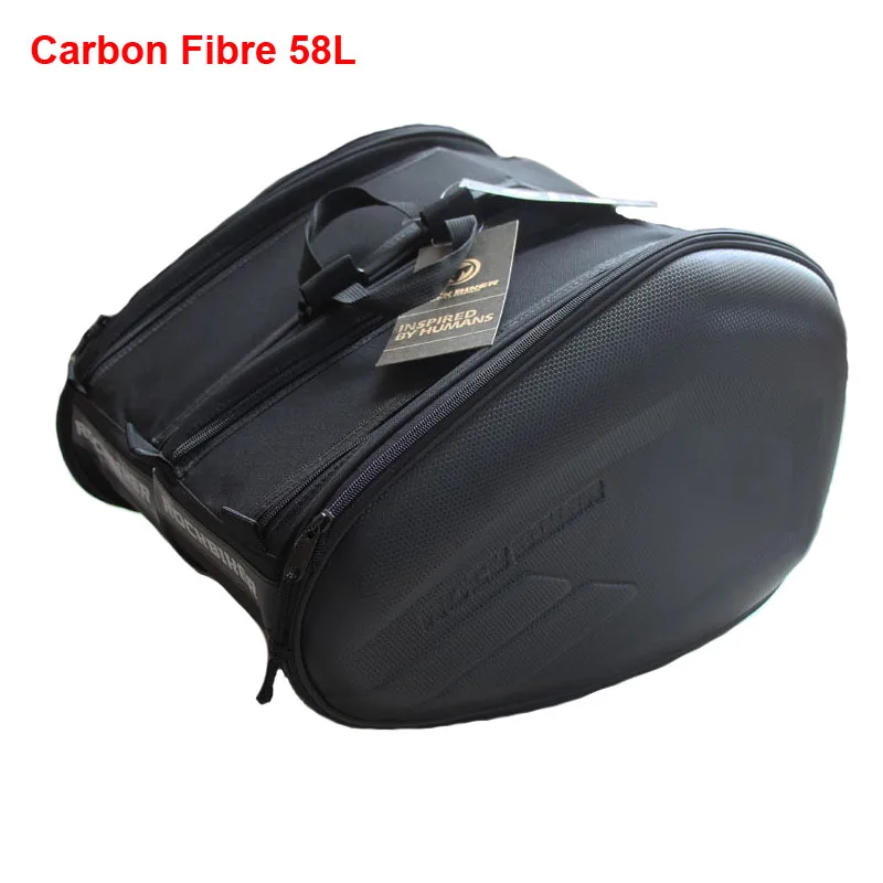 

Latest Cheapest High Quality Motorcycle Saddle Bags Waterproof Helmet Bag 58L Big Capacity Free Gifts