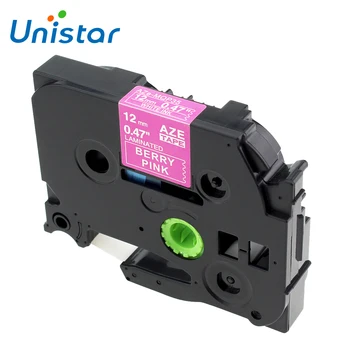 

Compatible for Brother P-touch Tape 12mm TZe-MQP35 TZ-MQP35 TZ-MQP35 White on Berry Pink Labels For Brother P touch Tape 12mm*5m