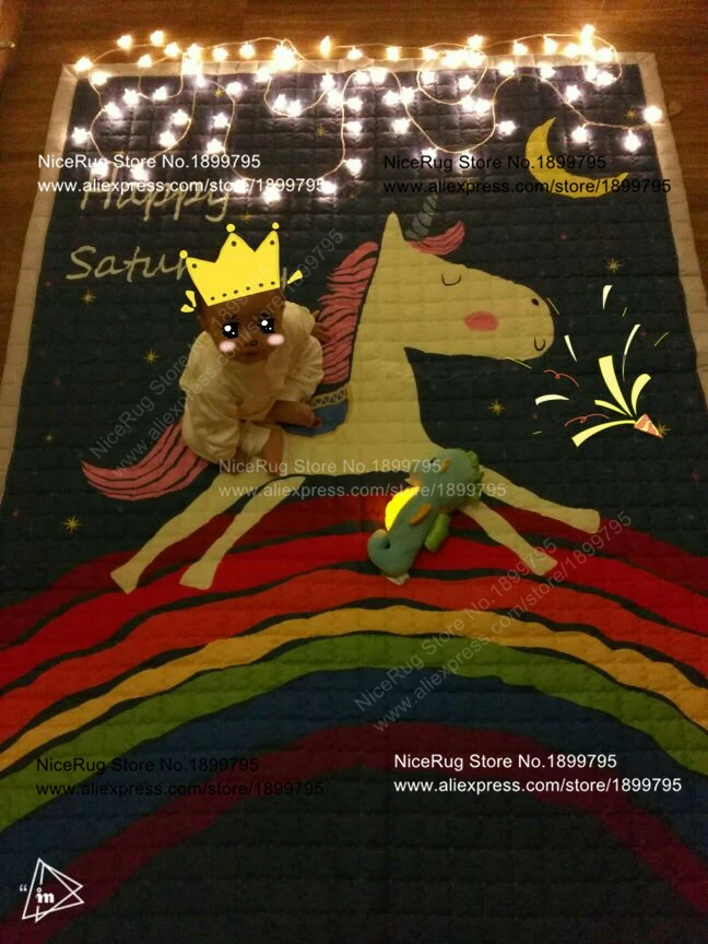 NC107 review KIDS sit on mat 74 rainbow