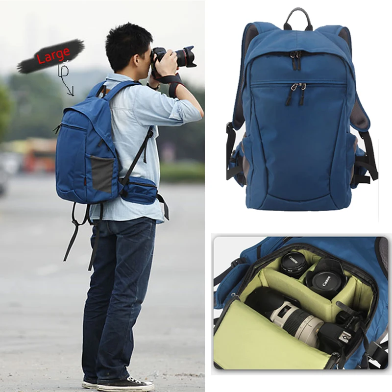 camera and laptop backpack