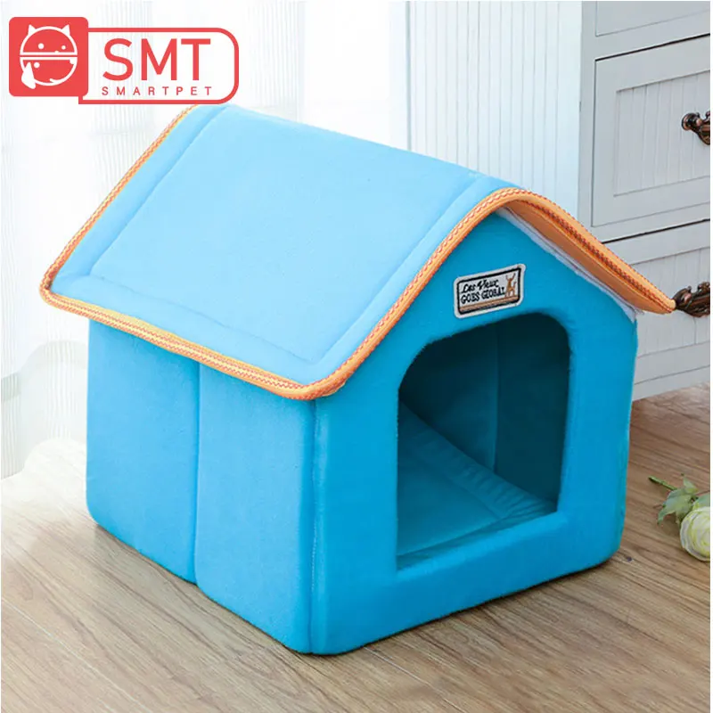 Теплый фланелевый домашний питомец SMARTPET домик для собак и кошек спальный мешок