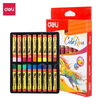 

Deli EC20220 School Crayon Oil Pastel Rich Color 24C