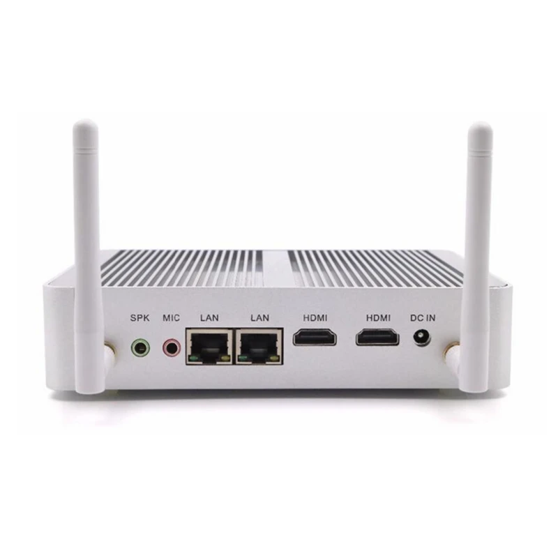 Безвентиляторный мини ПК PfSense 2 * lan HDMI Windows 10 AES NI openvpn intel N3150 четырехъядерный Макс 08