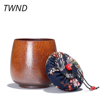

Small tea caddies zisha tea containter purple clay teaware