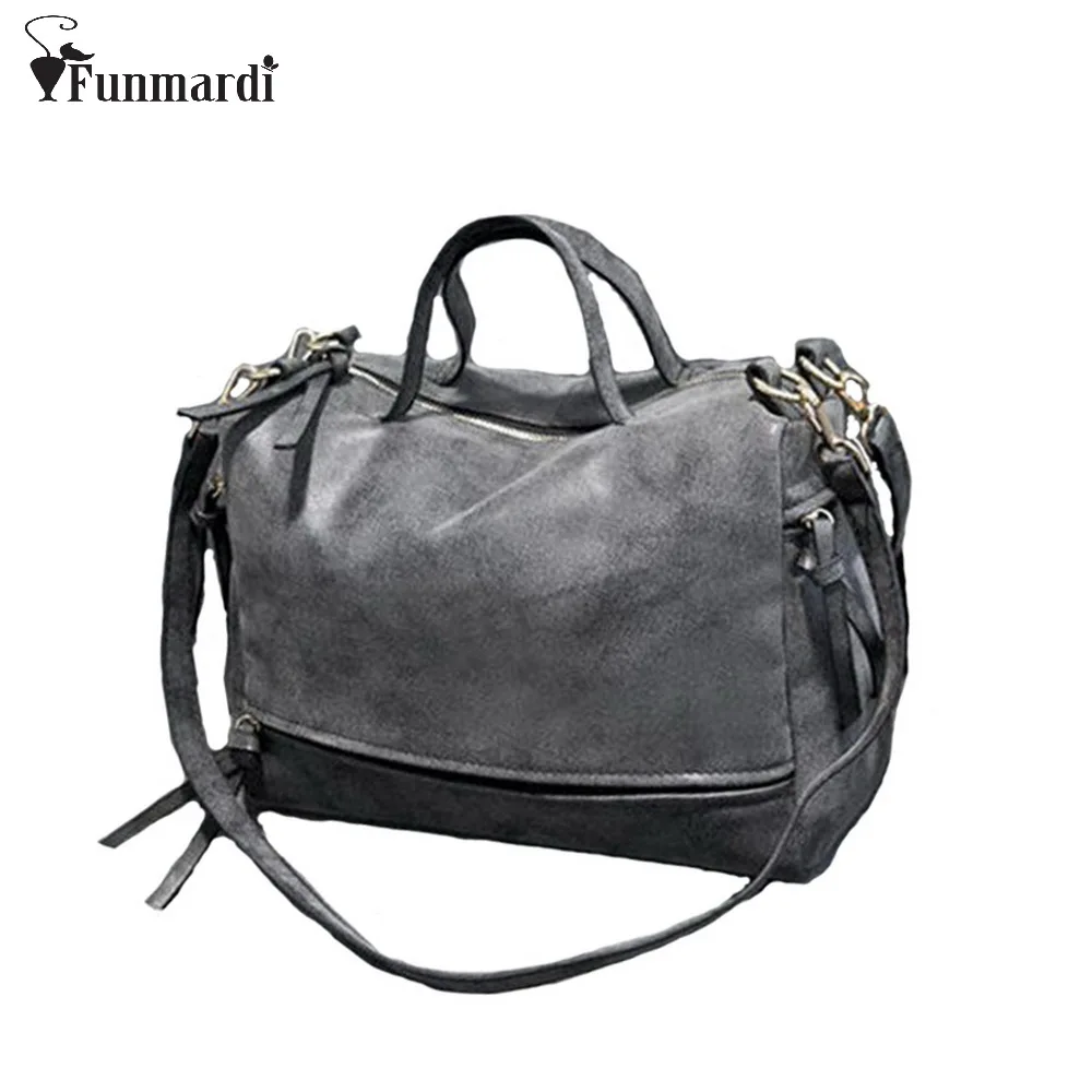 

New Arrive Women Shoulder Bag Nubuck Leather Vintage Messenger Bag Motorcycle Cross-body Bags fashion leather Women Bag WLHB1203