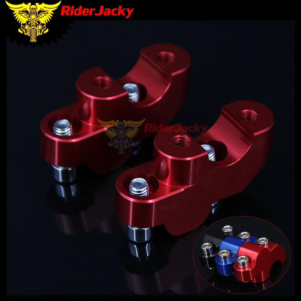 For HONDA NC750X NC 750X Black Blue Red CNC Motorcycle HANDLEBAR BAR RISERSin Handlebar from