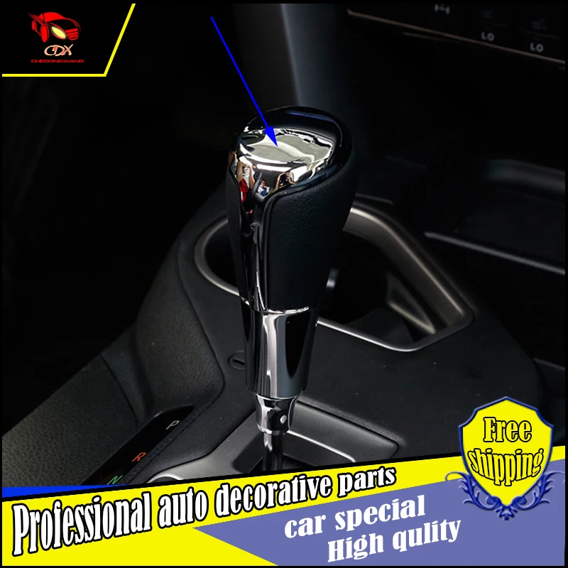 

Automobile gear lever head decoration for Toyota RAV4 2014 2015 2016 gear shift lever head cover trim sequins auto accessories