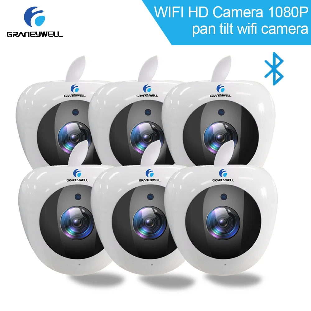 

6 PCS GRANEYWELL Wireless IP Camera Baby Monitor Bluetooth WIFI P2P Motion Detection Night Vision Security Surveillance Camping