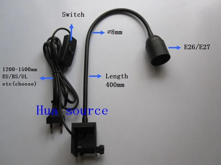 2017 New Practical Lighting Accessories DIY E27 lamp holder with switch