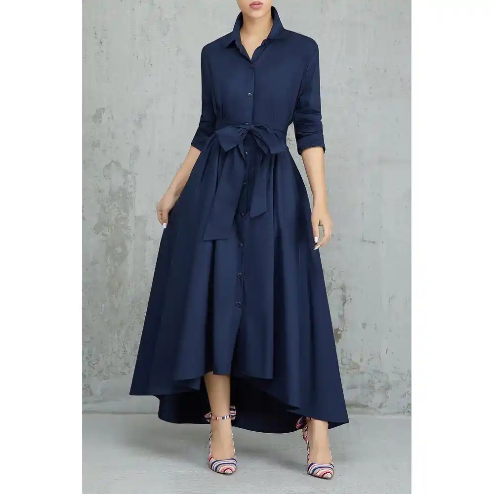 line shirt dress