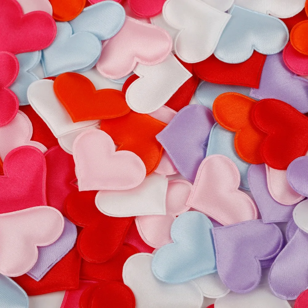 

100 Pcs 2cm 1.5cm Sponge Heart Shaped Confetti Throwing Petals For Wedding Party Valentine's Gift Home Holiday Decor Decorations