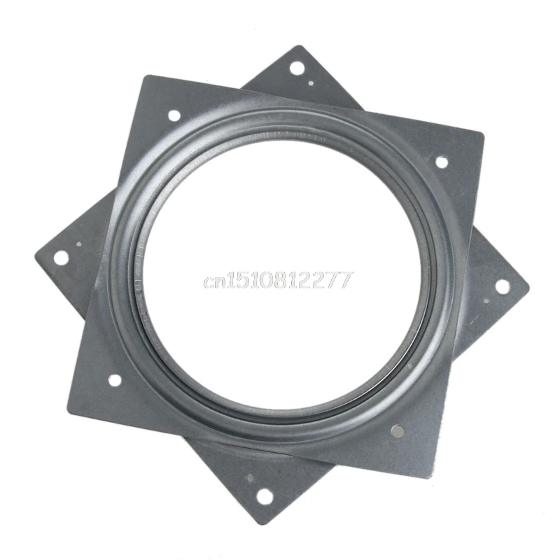 Plateau Tournant Lazy Susan 3/4/6 Pouces – Roulement à Billes Carré Robuste Pour TV, Étagères, Cuisine, Décoration