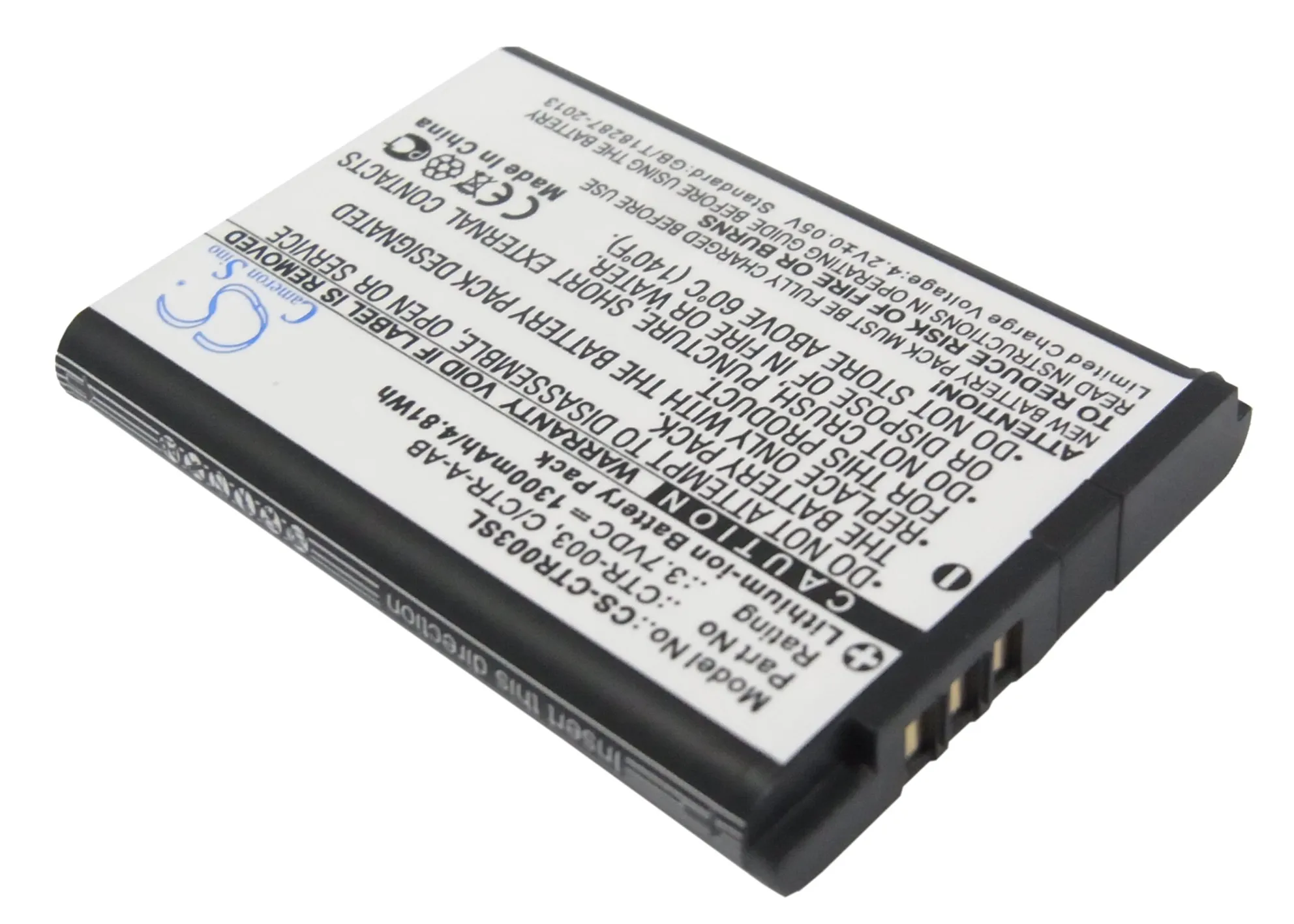 Аккумулятор Cameron Sino 1300 мА/ч C/CTR A AB для Nintendo 2DS XL 3DS CTR 003 jan 001 и других моделей