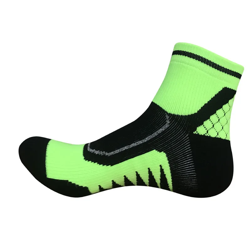Мужские спортивные носки для бега с низким вырезом мульти производительность сохраняет ноги прохладными и сухими компрессионные впитывающие спортивные носки S5 цвета, один размер - Цвет: A