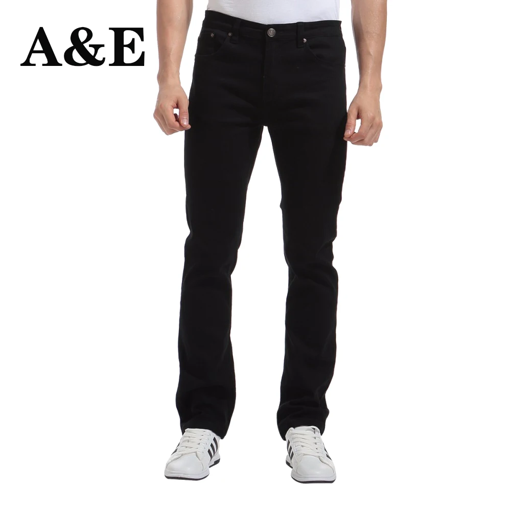 

Alice & Elmer Pants Men Stretch Casual Pants For Men Slim Straight Pants Black Pantalones de hombre Jeans para homem