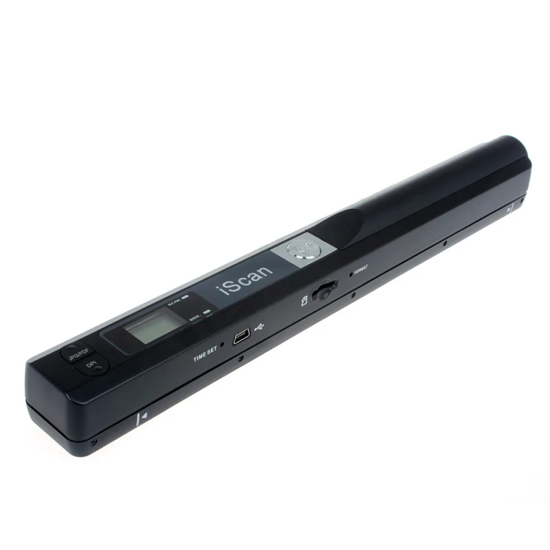 Iscan01 Портативный A4 сканер документов 24 бита USB 900 точек/дюйм штрих кодов для