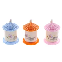 Модная маленькая 3 цвета 7 см x 9 см Автоматическая Подставка Для Зубочисток Карманный дом образный креативный зубочистка коробка