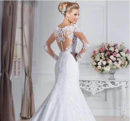 Double-Shoulder-Pearls-Beads-Sash-Elegant-Mermaid-Wedding-Dresses-2019-Plus-size-Custom-Made-Embroidery-Mermaid (1)_conew1