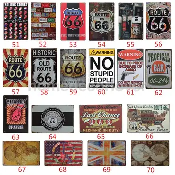 

20x30cm Vintage Metal Tin Sign Plaque Wall Art Poster Cafe Bar Pub Plate #51