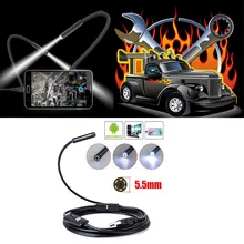5 5 7 8MM Lens 1M To 10M Cable Android Endoscope Camera Waterproof Borescopes Camera For