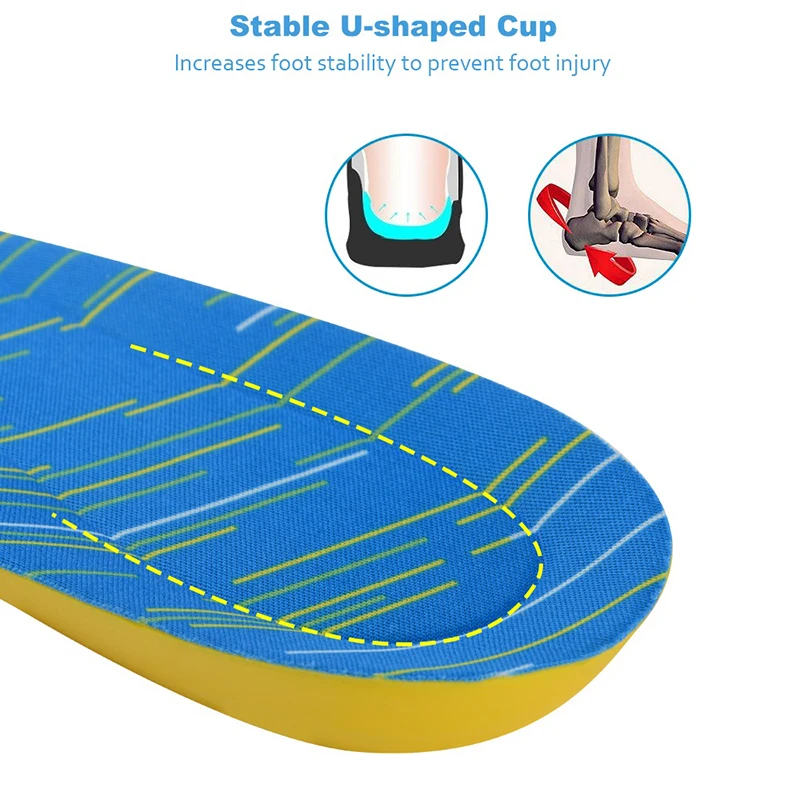 Soumit Арка стопы поддерживающая стелька для Для мужчин Для женщин силиконовый гель спортивная обувь подошва каблуки Шпоры внутренняя