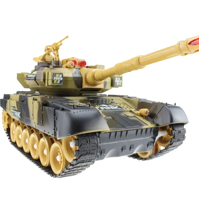 Control Of Large Tanks Against The Remote Car Tank Model Child Boy Toy