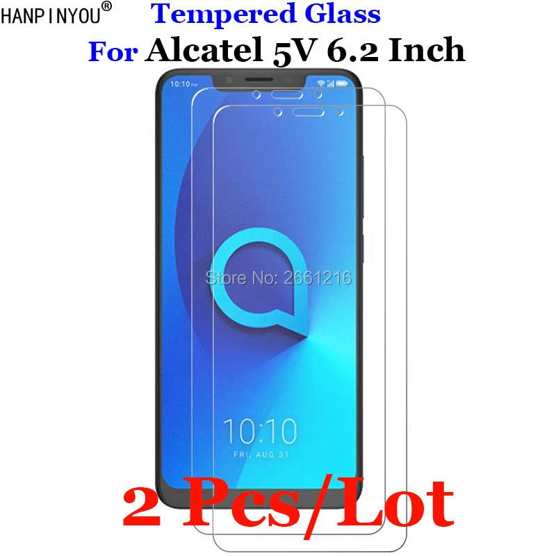2 шт./лот закаленное стекло для Alcatel 5 V 9H 2.5D Премиум Защитная пленка 6 2&quot|Защитные