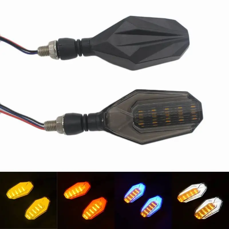 

Motorcycle Universel M10 Turn Signal Lights For KTM Duke390 250 125 Duke 200 Blinker Front Rear Light 2 color in one Indicator
