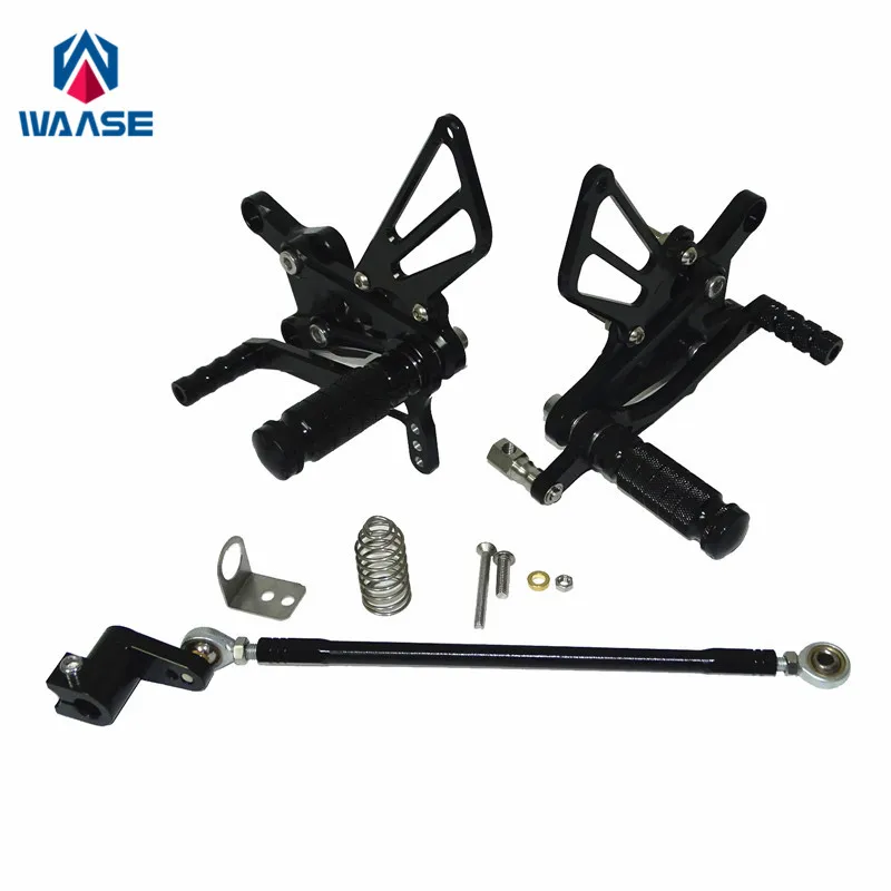

waase For Honda CBR600 F4i 2001 2002 2003 2004 2005 2006 2007 Motorcycle Rider Racing Rearset Rear Sets Footrests Foot Rest Pegs