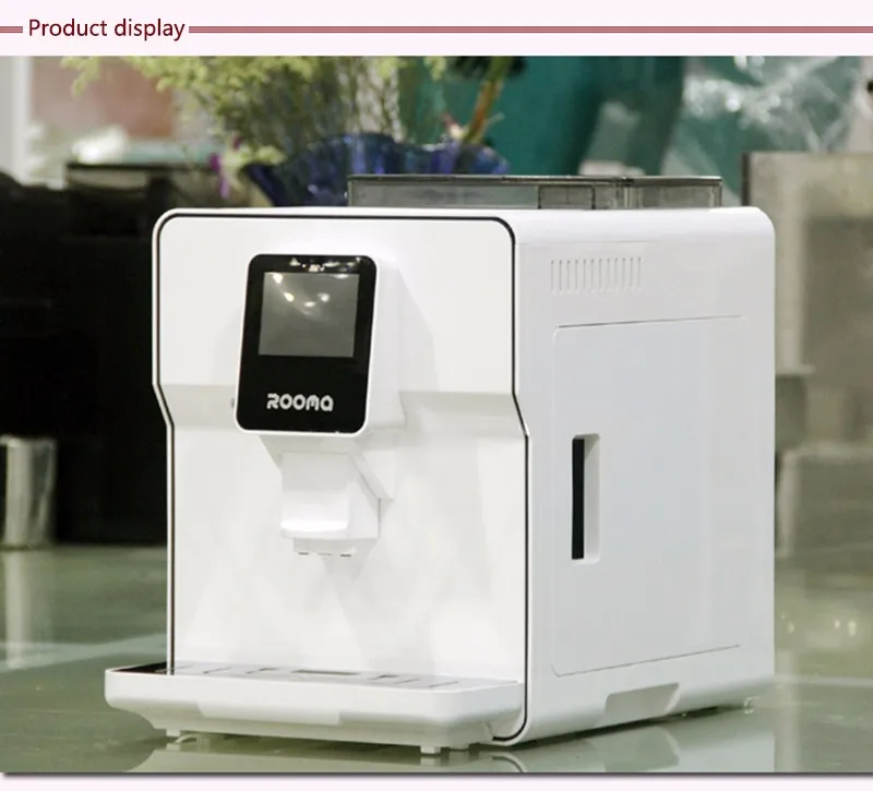 1.7л полностью автоматическая кофеварка с сенсорным экраном Cappucinno латте эспрессо кофе кафе машина для дома или офиса с использованием