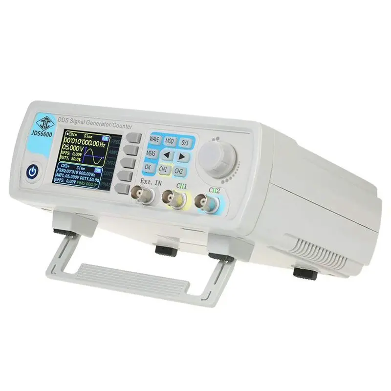 

Dual channel digital DDS function arbitrary pulse signal generator 1Hz-100MHz frequency meter 200MSa / s 30MHz European plug