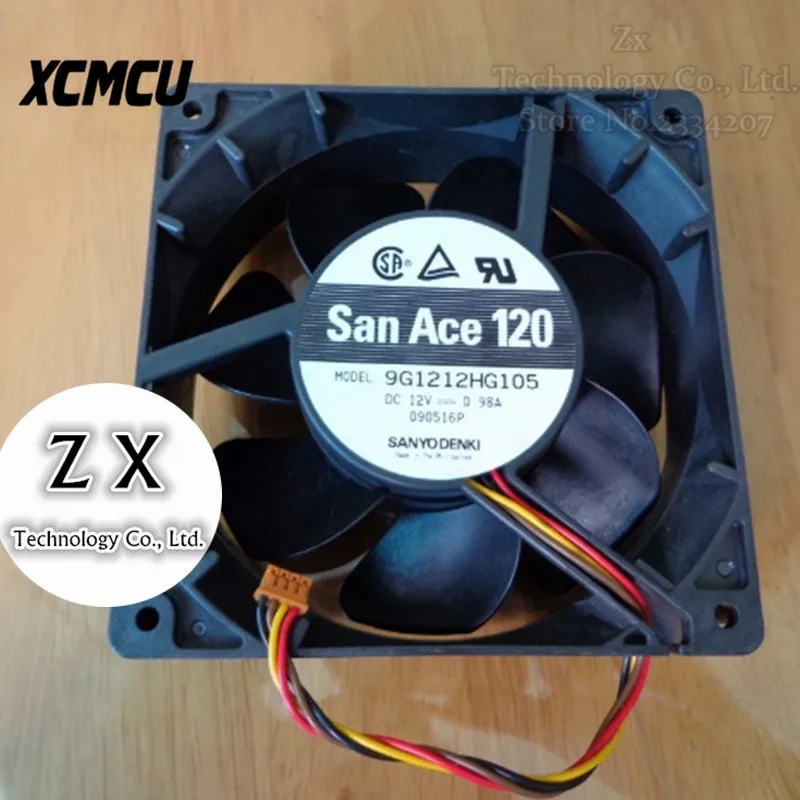 Новый San Ace 120 12 см 9G1212HG105 В 0.98A 4-провод вентилятора наличии ~ | Электроника
