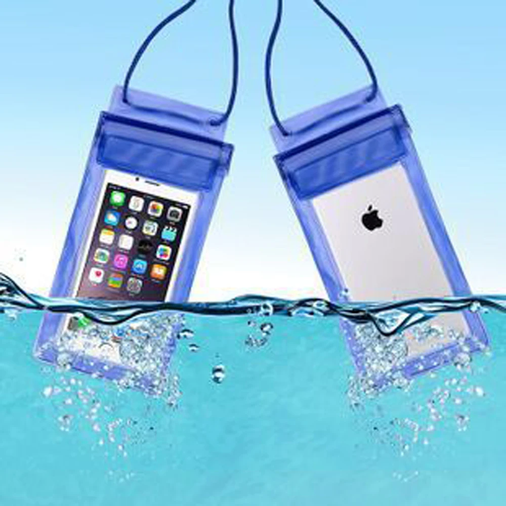 Newest Phone Waterproof Bag With Necklace Case Pouch Cover Protector Swimming Beach Underwater ...