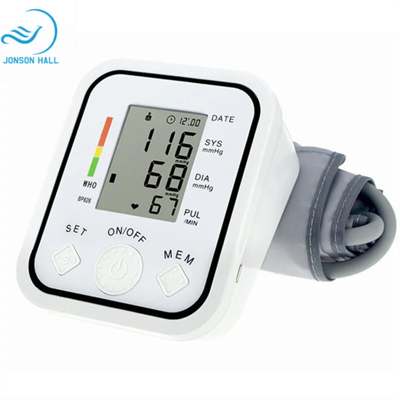 

2015 Health Care 1pcs Digital Lcd Upper Arm Blood Pressure Monitor Heart Beat Meter Machine Tonometer for Measuring Automatic