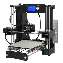 Высокая точность акриловые кадр anet a6/a8 3d комплект принтера reprap prusa i3 3d diy принтер + 8 ГБ sd card + жк-дисплей + нити + очаг