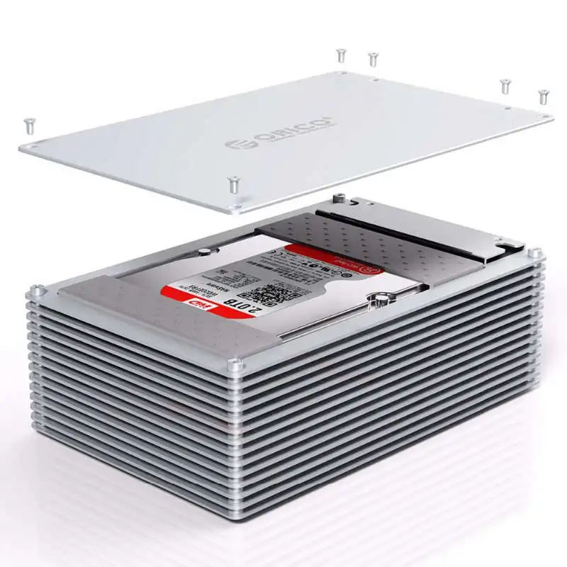 ORICO 2,5 3,5 дюймов Diy Hdd чехол Sata для Usb 3,0 Ssd адаптер высокоскоростной бокс внешний жесткий диск Корпус для samsung S