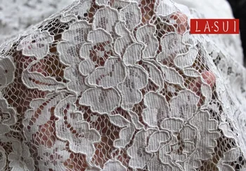 

LASUI 1.5m*3m=1pcs car bone export eyelash lace accessories fabric manual diy clothing Feel smooth car skeleton heavy industry