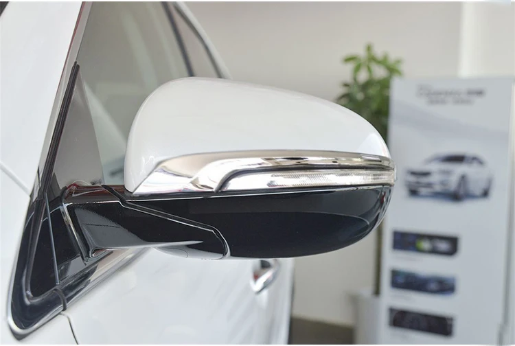 2 шт. хромированные накладки на боковые зеркала заднего вида для Kia Sorento L 2015 2017