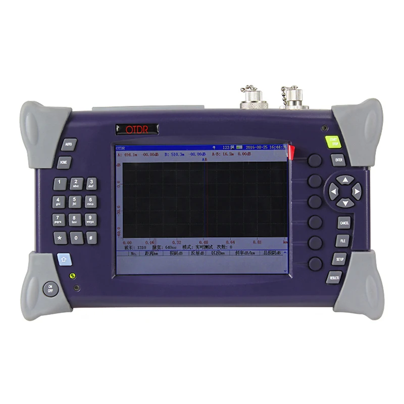 

OTDR-2000 Optical Time Domain Reflectometer Fiber Optic 1310nm / 1550nm 15 / 16dB Breakpoint Tester Fault Locator