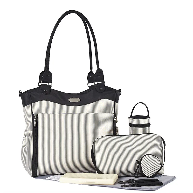 10pcs/set Mummy Shoulder Diaper Bag Maternity Baby Bag Travel Handbag Tote Durable Nappy Backpack Bag Waterproof Stroller Bag 10pcs/set Mummy Shoulder Diaper Bag Maternity Baby Bag Travel Handbag Tote Durable Nappy Backpack Bag Waterproof Stroller Bag