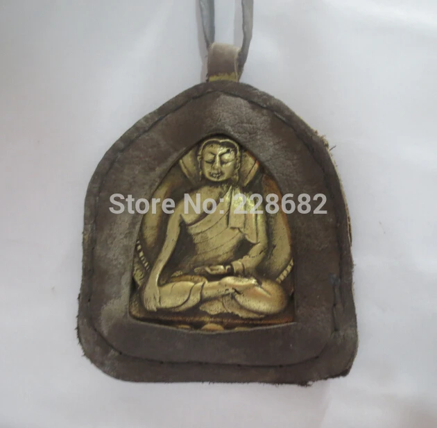 

Collectible Decorated Handwork old tibet brass buddha statue big Pendants fast shiping