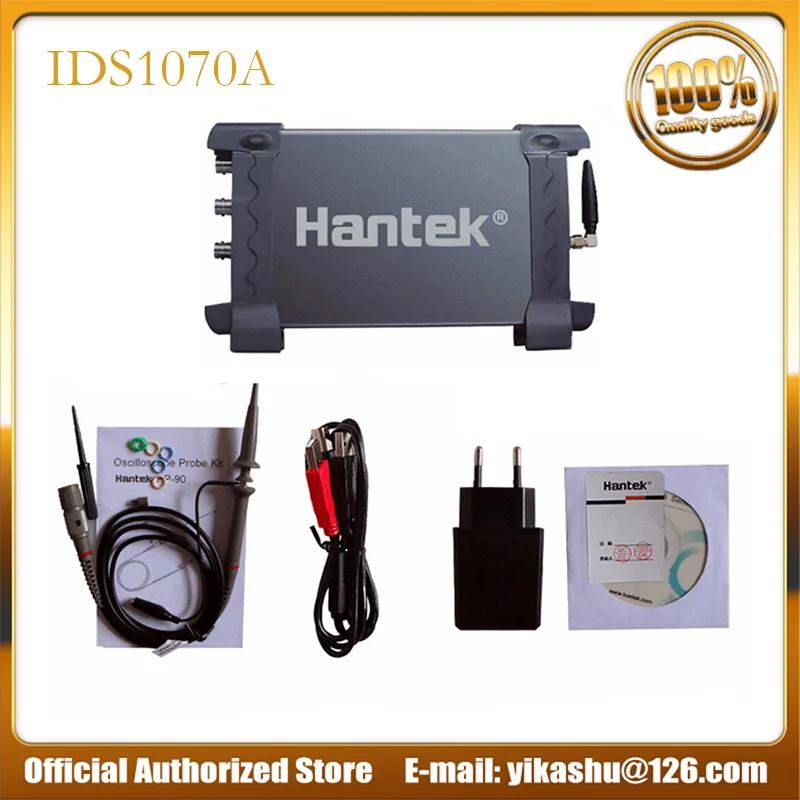 Hantek IDS1070A осциллограф Виртуальный Осциллограф 2 канала 70MHz250MSa/s Беспроводное